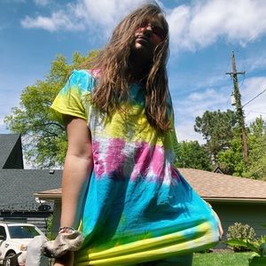 Oversized tie dye T-shirt